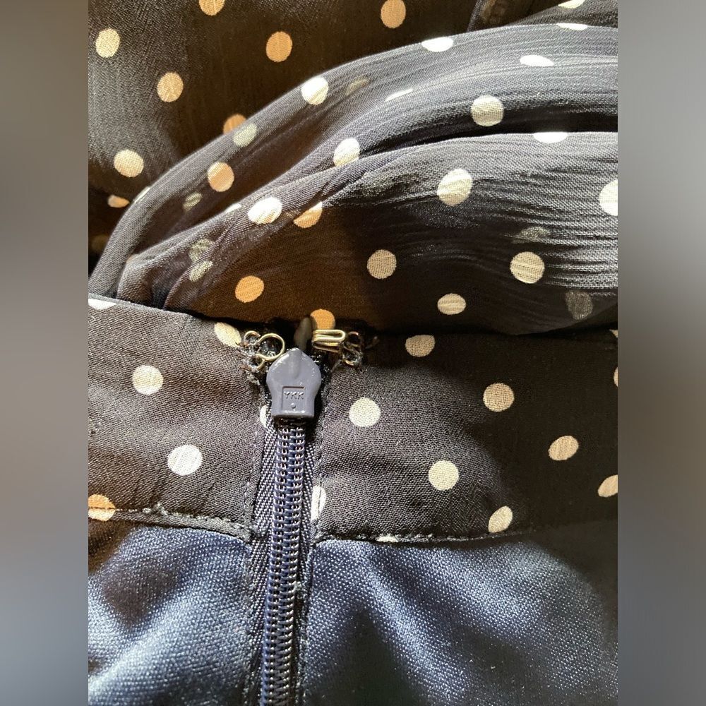 Outback Red navy blue polka dot skirt - Picture 3 of 5